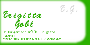 brigitta gobl business card
