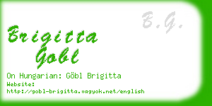 brigitta gobl business card